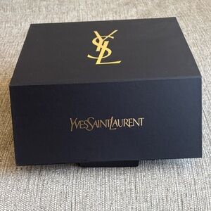 Yves Saint Laurent Black Box with Gold Logo
